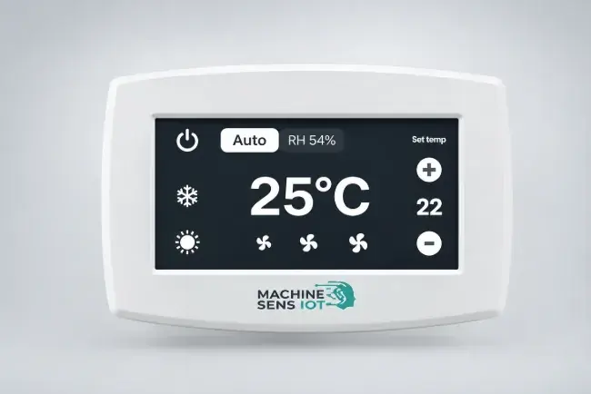 ThermoSense intelligent touch screen thermostat